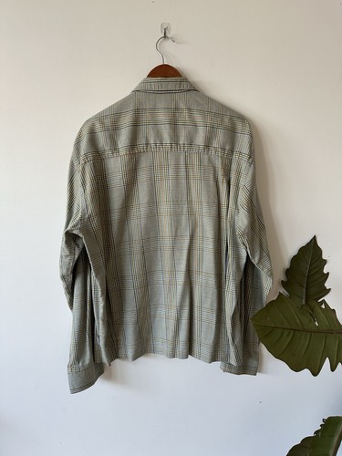 VTG 1990s Fresh Jive Plaid Bomber Embroidered Logo Golf Tweed Jacket Made In USA - Picture 12 of 18