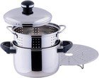 Miyazaki Seisakusho Object Stew Pot 22cm & Perforated Inner Pot & Steam Plate Ma