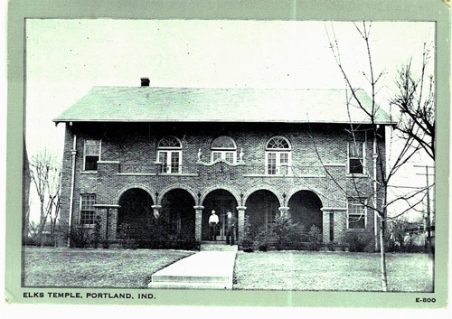 Portland Elks Temple 1920 unbenutzt IN - Bild 1 von 2