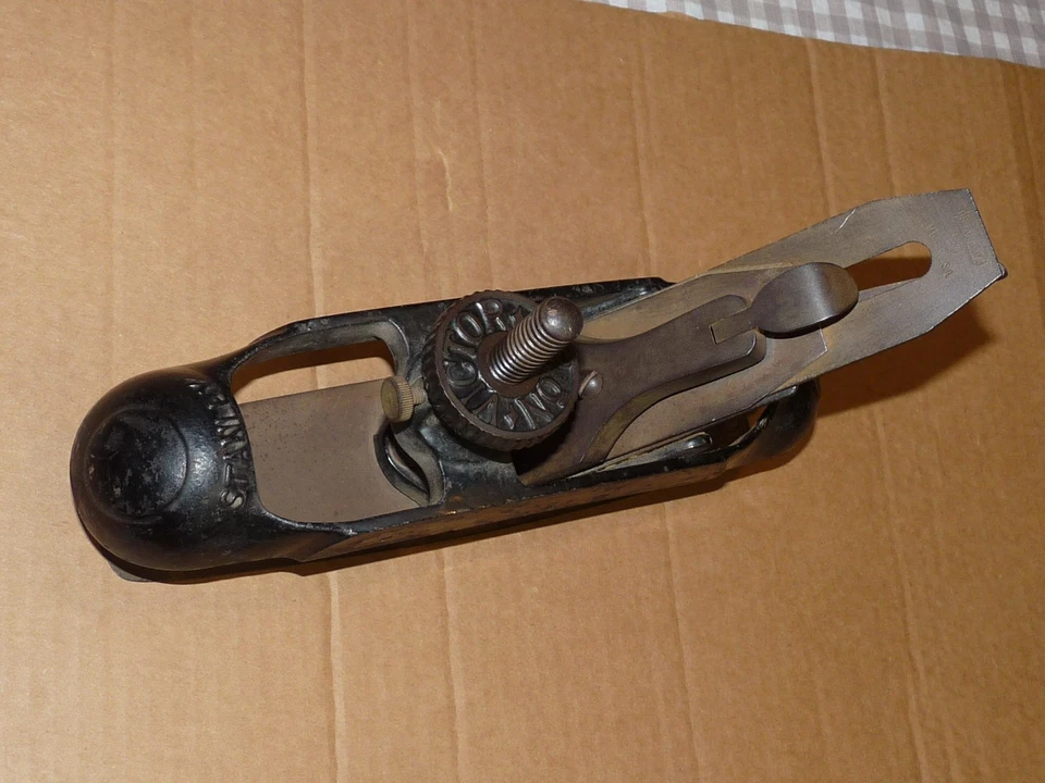 Vintage STANLEY VICTOR # 20 ADJUSTABLE COMPASS WOODPLANE SWEETHEART - Image 3 of 4