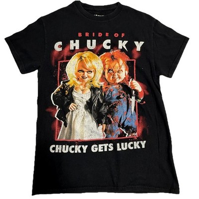 Bride Of Chucky Gets Lucky Adult Small Cotton Tshirt, Universal City Studios 
