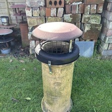 Chimney Pot Rain Cap Bird Guard Cowl Cover 