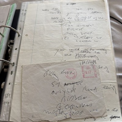 Reggie Kray 2 Seiten A4 Brief. Signiert Gott segne deinen Freund Reg Kray