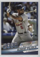 2020 Topps Update Decades Best Batters Blue Albert Pujols #DB-61 04br