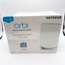  New NETGEAR Orbi RBS750 Add-on Satellite Tri-Band Wireless Mesh WiFi 6 AX4200