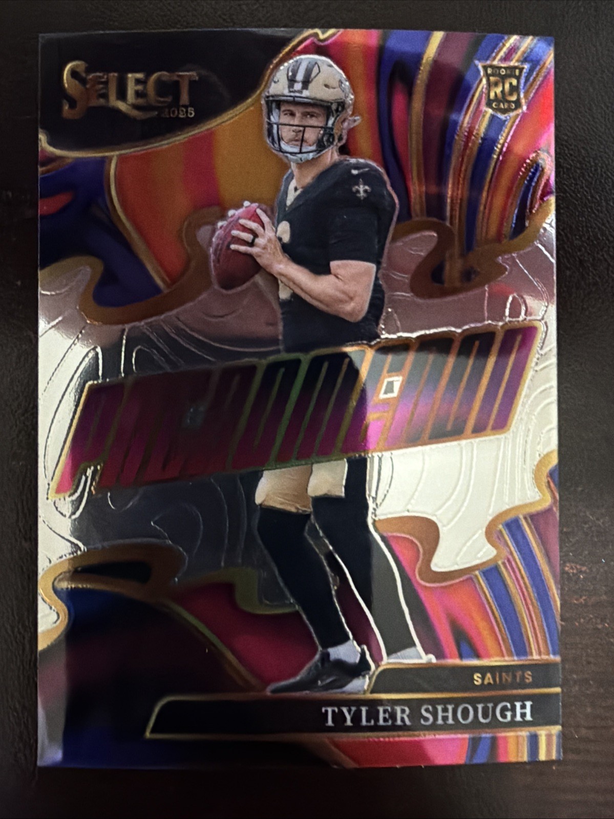 2025 Panini Select - Phenomenon Tyler Shough #20 (RC)