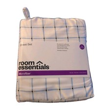 Room Essentials Microfiber Sheet Set Twin/ Twin XL - New