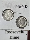 1964-D Roosevelt Dimes 90% Silver