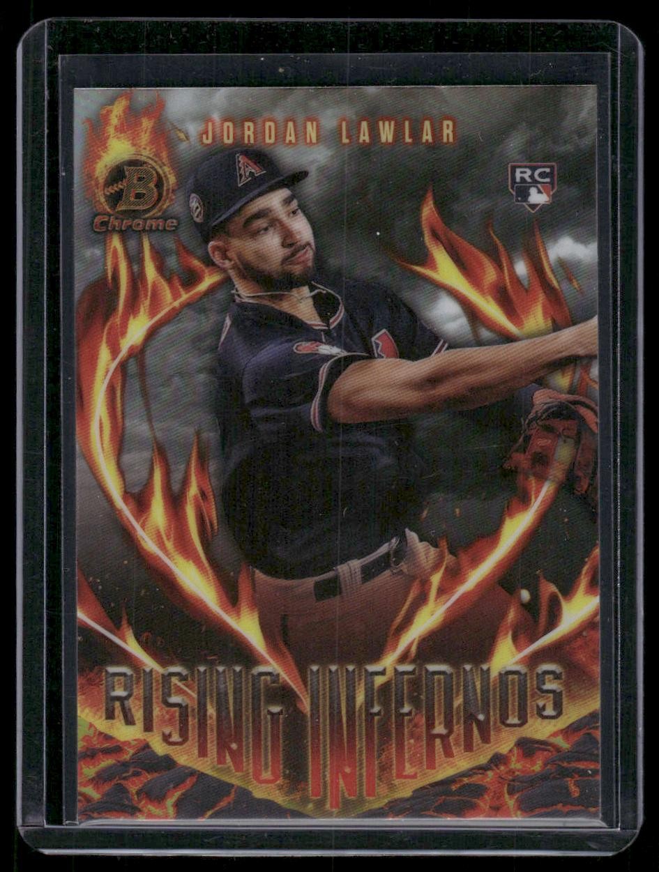 2024 Bowman #RI-3 Jordan Lawlar Rising Infernos