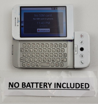 HTC Dream Google G1 (DREA100) 128MB - White (T-Mobile) Smartphone - H3444