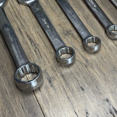 Snap On Tools USA OEX 8pc SAE 5/16–1" Short Stubby Combination Wrench Set Mixed - Picture 11 of 18