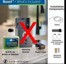 InSinkErator BOOST Injection Accessories ONLY & Septic Guard Solution BST-SG A