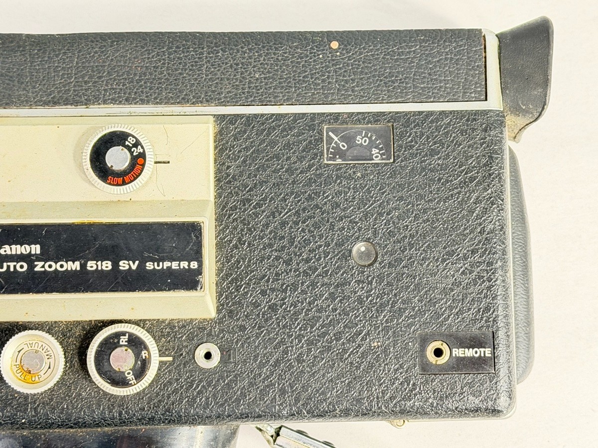 Canon Auto Zoom 518 SV Super 8 Movie Camera UNTESTED Parts Only | eBay