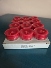PartyLite Retired Apple Orchard Tealight Candles - One Dozen (12)  V04206