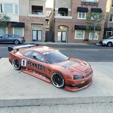 200mm 1/10 Custom Paint R34 4Tec-2 RDS HPI FZ02 DC10 MST TT02 YD2 JDM Body Only