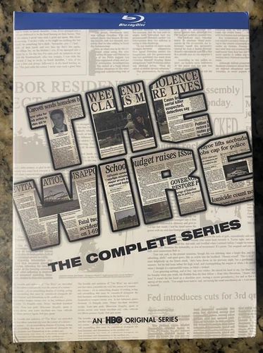 THE WIRE COMPLETE SERIES 1-5 BLU RAY BOXSET 20 DISCS NEW & SEALED