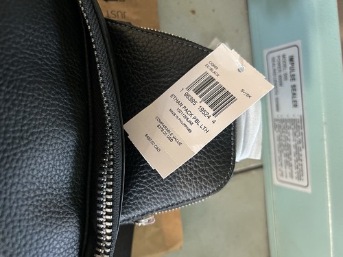 Coach Ethan Pack CQ669 (Black / Silver) NWT Crossbody Sling Bag Unisex - Picture 3 of 4