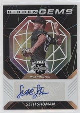 2021 Panini Elite Extra Edition Hidden Gems Black Seth Shuman #HG-SH Auto 2a9