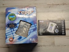 Samsung Yepp YP-NDU28EF MP3 Player 128MB Silver Blue USB FM Tuner BOX ONLY