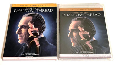 PHANTOM THREAD Daniel Day-Lewis PTA [Blu-ray+DVD, 2018] NEW w/Slipcover READ