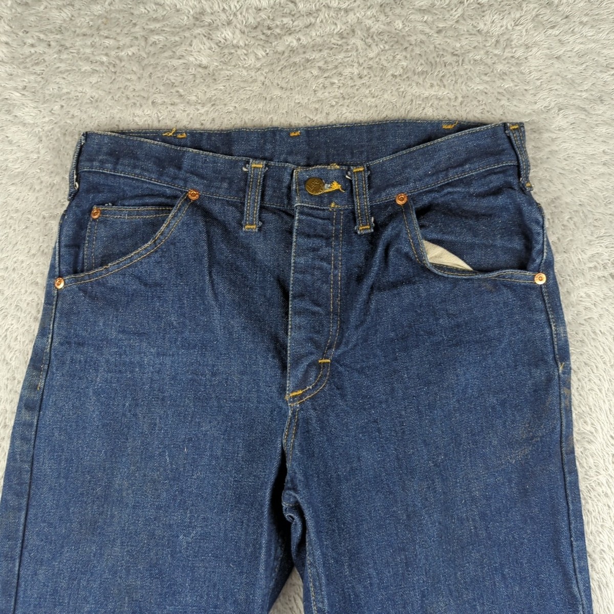 70’s Lee200Denim。Ｗ34Ｌ29 Vintage 1970s Lee Jeans Mens 31x30 Blue Bootcut Flare 200