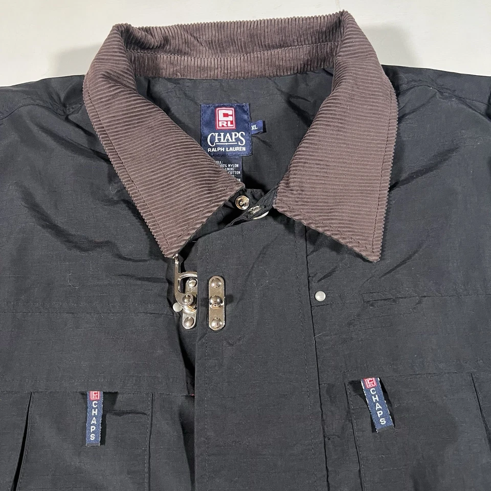 Vintage 90s Chaps Ralph Lauren Marina Fireman Coat Jacket Size XL - Image 2 of 4