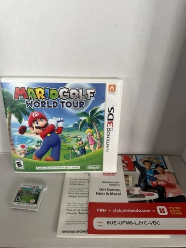 Mario Golf World Tour  (Nintendo 3DS) Authentic - Tested & Works