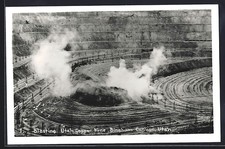 Bingham Canyon, UT, Blasting Utah Copper Mine, Kupferbergbau, Ansichtskarte