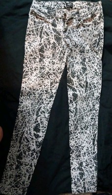 DAANG GOODMAN TRIPP NYC Splatter Paint Gothic Women's Jeggings Size 7