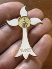 Enamel insignia - HERMINE AND CROSS DIOCESE OF VANNES AB PARIS
