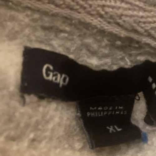 Sudadera con capucha para mujer Gap XL gris con logotipo Gap algodón - Imagen 3 de 4
