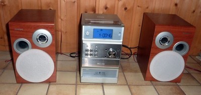 Philips MCM390 Micro Hi-Fi System, CD, Tuner, Boxen