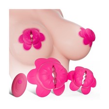 KUSHOR Nipple Toys Vibrator for Women, Vibrating Nipple Clamps Adult Toys wit...