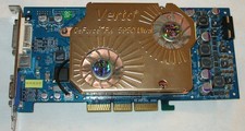RARE PNY VERTO GEFORCE FX 5950 ULTRA AGP VGA 256MB GRAPHICS CARD WITH DISK WORKS