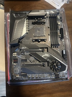 (READ DESCRIPTION) MSI MPG X570 ATX Gaming Pro Carbon WiFi Desktop AM4 Socket