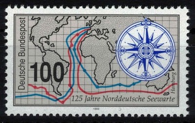 GERMANY BRD 1993 Hamburg Maritime Observatory MNH**