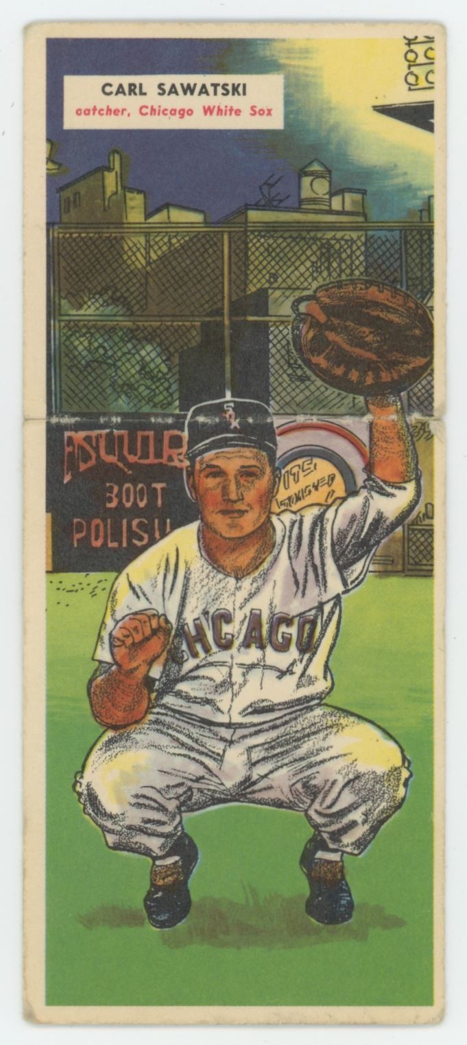 Carl Sawatski/Elvin Tappe 1955 Topps Double Header #93/94 Chicago Cubs