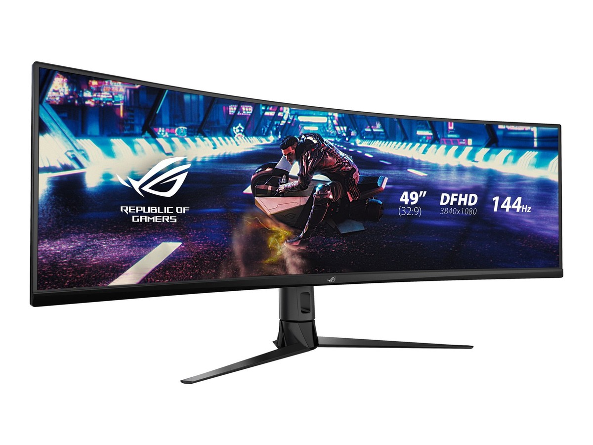ASUS ROG XG49VQ 49インチ 144Hz DFHD 修理済未使用 ASUS ROG Strix XG49VQ 49 in. 32:9 Ultra-Wide Curved LCD
