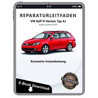Vw Golf 6 Variant Karosserie Unfall Instandsetzung Reparaturhandbuch Download