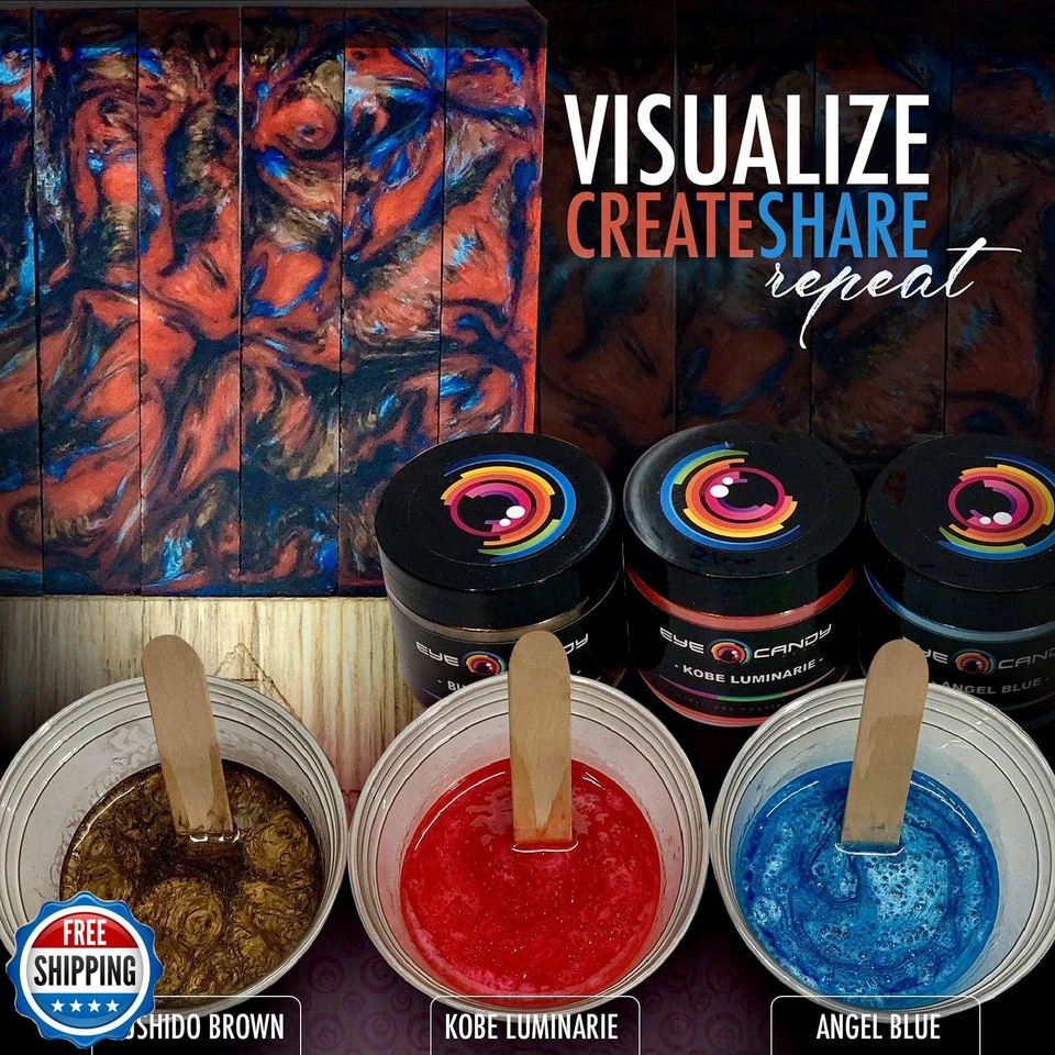 Eye Candy Pigments Premium Brown Mica Powder - Bushido Brown (50gr) - for Epo - Image 4 of 4