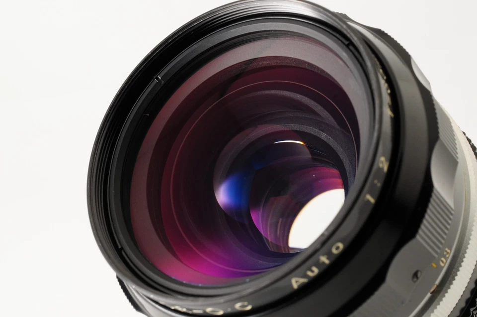 [N COMO NUEVO] Lente Nikon NIKKOR O C Auto 35 mm f2 Ai Convertida MF con Capucha de JAPÓN Foto 4 de 4