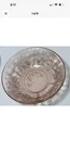Vtg Sharon Depression Glass Bowl Federal Cabbage Roses Pink Serving 10" Large