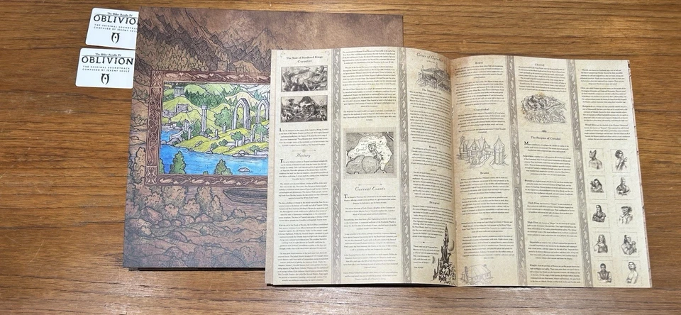 Elder Scrolls IV: Oblivion (2006) red Vinyl Game Soundtrack 2x LP NOT MOONSHAKE - Image 4 of 4