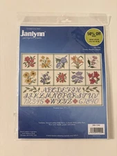 Janlynn Country Meadow Sampler Counted Cross Stitch Kit 021-1360 Flowers ABC’s