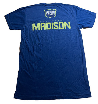 Reebok CrossFit T-Shirt Royal Blue Short Sleeve Men s Size Small NEW