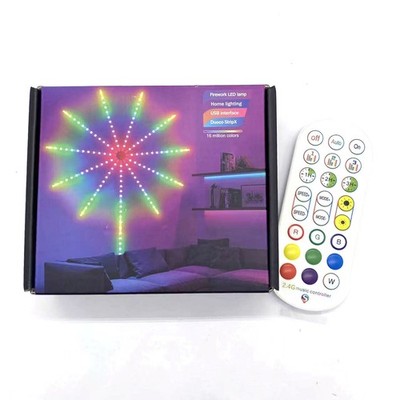 11 Strip Firework LED Magic Color Lamp USB DC 5V Bar Christmas Party Bedroom *mc