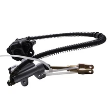 Complete Rear Disc Brake Master Cylinder Set for Small Engine ATV 50-125cc Black