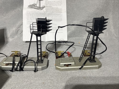 French Hornby Automatic Signals, 1 Boxed/1 UnBoxed, VG-EX! - Picture 5 of 8