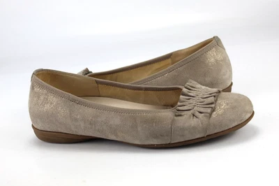 Gabor Gr.40,5 Uk.7  Komfort Damen Ballerinas Slipper Loafers  Taupe  P 303 - Bild 1 von 4