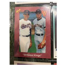 Classic 1991 Update Red Travel Strikeout Kings Nolan Ryan Roger Clemens #T97